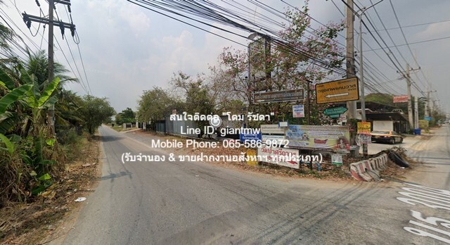 ขายที่ดินเปล่า (แปลงหัวมุม) แถวพุทธมณฑลสาย 4 จ.นครปฐม 1-0-45 ไร่  .