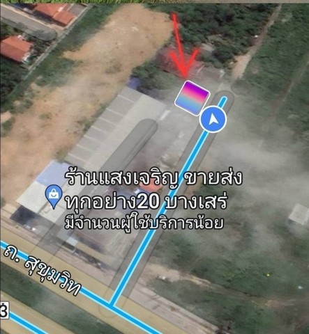 ขายที่ดิน 102 ตรว ห่างถนนสุขุมวิท 200 เมตร ใกล้บุญถาวรบางเสร่  .