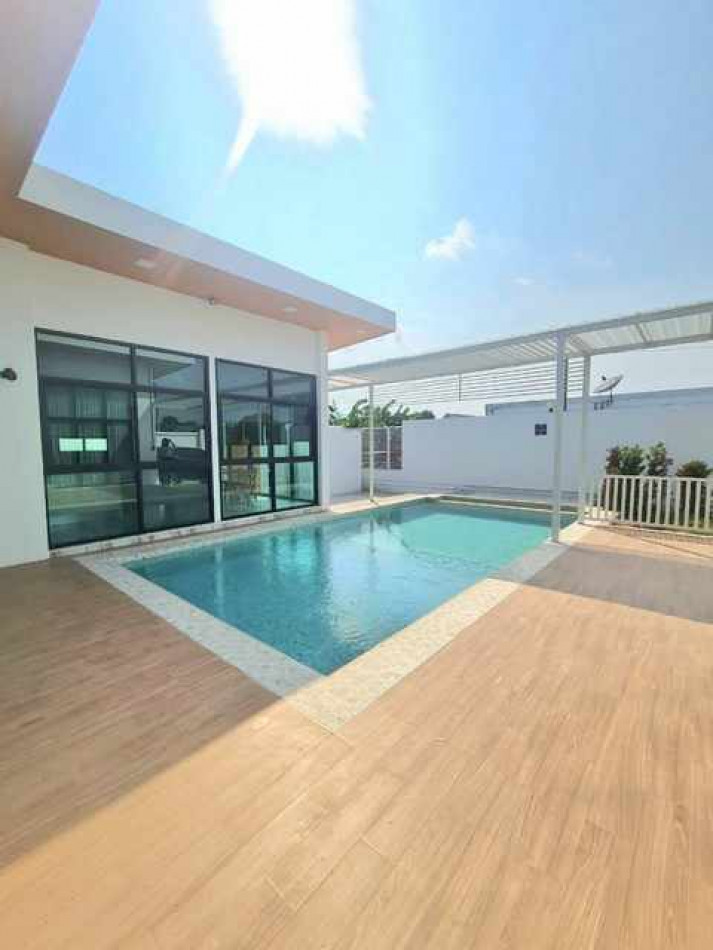 H456 ขาย บ้านเดี่ยว Pool Villa Bang Saray สามารถทำธุรกิจรายวันได้