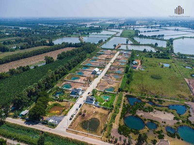 ที่ดินจัดสรร โครงการคันนาวิลล์ 2 คลอง 13 หนองเสือ ปทุมธานี 407 ตร  .