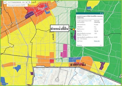 ขายถูกที่ดินห่างถนนคุ้มเกล้าเพียง50เมตร เนื้อที่ 3-0-71.6ไร่  .