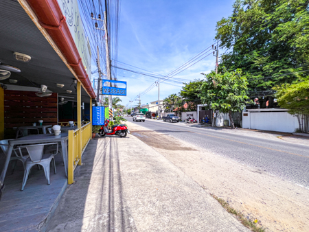 ที่ดินติดถนน ใกล้ชายหาดบางรักษ์แค่300เมตร ตำบลบ่อผุด   .