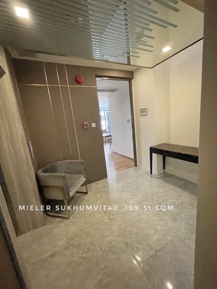 ขาย คอนโด luxury condo 3 bedrooms Mieler Sukhumvit 40 : มีลเลอร์ สุขุมวิท 40 109.31 ตรม. good price good location: aa00000595041