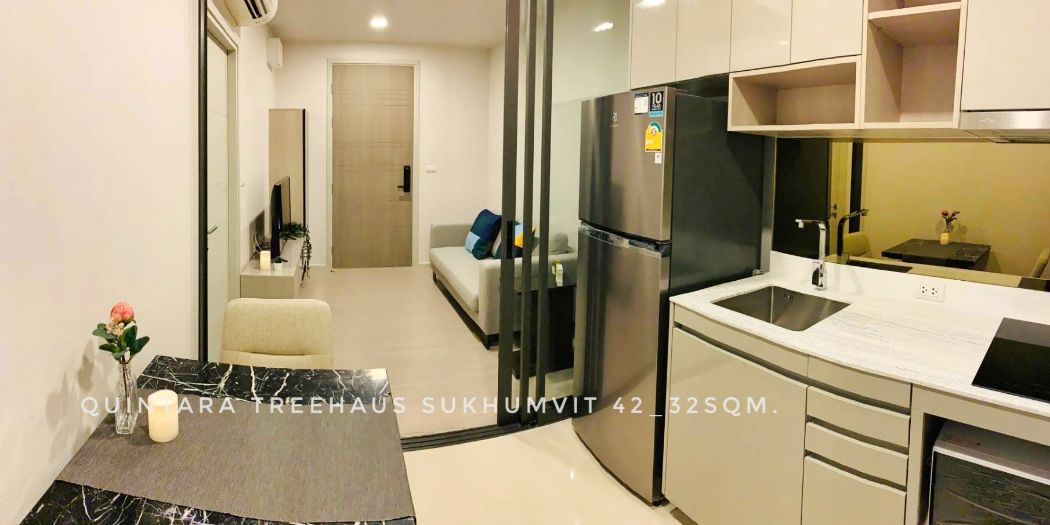 ขาย คอนโด พร้อมผู้เช่า ผลตอบแทนดี คุ้มค่า Quintara Treehaus Sukhumvit 42 : ควินทารา ทรีเฮาส์ สุขุมวิท 42 32.1 ตรม. ใกล้ BTS ทางด่วน: aa00000595210