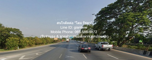 ขายที่ดินเปล่า (ติดทางหลวงหลัก 2 สาย) บางปะหัน อยุธยา 21-2-6.4 ไร  .