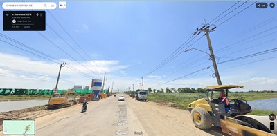 ขายที่ดินสร้างบ้านจัดสรร ถนนรัตนโกสินทร์200ปี เนื้อที่ 87 - 1 - 7  .