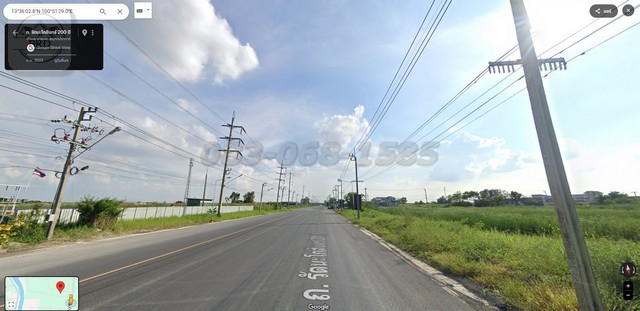 ขายที่ดินสีเหลือง ถนนบางนาตราด-รัตนะโกสินธ์200ปี เนื้อที่ 87ไร่   .