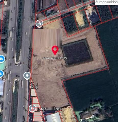 P281 ขาย ที่ดิน 9-1-48ไร่ พุทธมณฑล สาย5 สามพราน นครปฐม ติดถนนสาย5  .