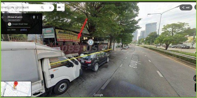 ขายที่ดินผังสีแดงถนนพระราม3 เนื้อที่ 2-1-20 ไร่ ขายวาละ 275,000 บ  .