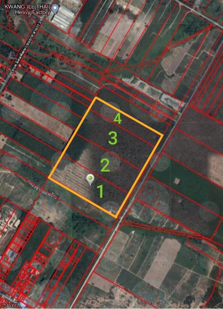 ขายที่ดินสวย ราคาดีเหมาะแก่การลงทุน 162-3-34 ไร่ นิคมพัฒนา ระยอง