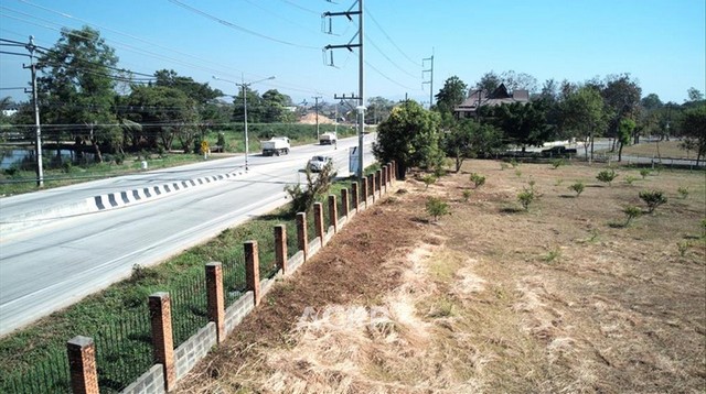 ขายที่ดินติดถนนวงแหวนรอบนอก (สันทราย-แม่ริม) จ.เชียงใหม่  .