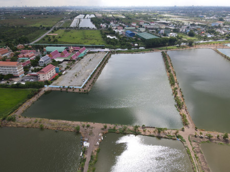 ขาย ที่ดิน ที่ดินลาดกระบัง ใกล้สุวรรณภูมิ Airport 8 Km.—ติดถนนกว้าง 6 เลน (เหมาะสร้างหมู่บ้าน โครงการจัดสรร แนวราบ) 544-2-98.4 ไร่: aa00000462496