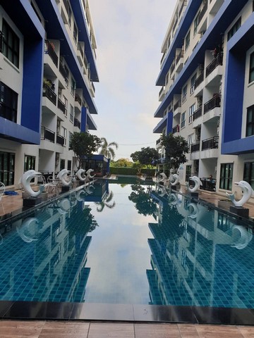 ให้เช่าคอนโดThe Blue Residence พัทยา  .