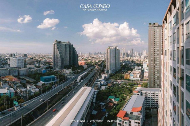 ขายด่วน! CASA CONDO รัชดา-ราชพฤกษ์ (ติด BTS ตลาดพลู 0 เมตร) 3ลบ.  .