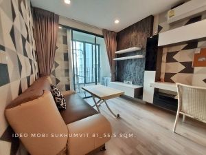 ขาย คอนโด 2 bedrooms with nice build-in IDEO MOBI Sukhumvit 55.5 ตรม. city view close to BTS Onnut