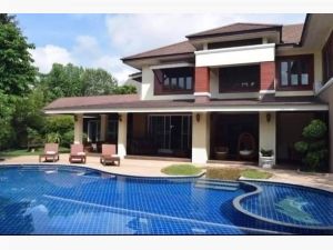 บ้านพัก Pool villa ให้เช่า 105,000 บาท เฟอร์นิเจอร์ครบครัน พร้อมอ.
