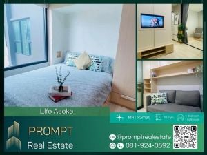 KL04317 - Life Asoke - 30 sqm  - MRT Petchaburi - MRT Rama9 - CentralRama9 - ARL Makkasan