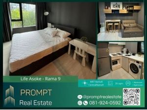 KL04336 - Life Asoke - Rama 9 - 35 sqm  - MRT Rama9 - CentralRama9 - ARL Makkasan