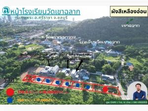 Vายที่ดินแบ่งล็อค 100-178.5 ตร.ว. และ POOL VILLA @หน้าโรงเรียนวัดเขาฉลาก ต.บางพระ อ.ศรีราชา จ.ชลบุรี