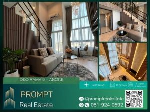 IJ03929 - IDEO RAMA 9 – ASOKE - 36.02 sqm - MRT Rama9 - ARL Makkasan