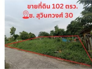 ขายที่ดิน ซอยสุวินทวงศ์ 30   .