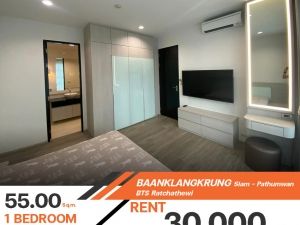 ขายห้องรีโนเวทใหม่สวย เฟอร์นิเจอร์ครบครัน คอนโด Baan Klang Krung Siam - Pathumwan