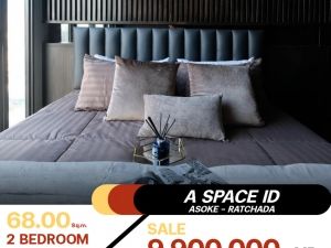 ขายราคาพิเศษคอนโด A Space ID Asoke - Ratchada ห้องรีโนเวทใหม่ทั้งห้อง สไตล์ลักซ์ชูรี่ วิวสวยมาก เจ้าของไม่เคยเข้าอยู่