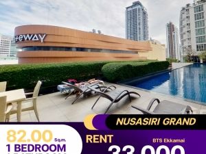 ให้เช่าคอนโด Nusasiri Grand Sukhumvit 42  ห้องตกแต่งสวย ห้องใหญ่มาก ขนาด 82 ตร.ม.