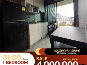 ขายพร้อมผู้เช่าคอนโด Whizdom Avenue Ratchada – Ladprao ห้องตกแต่งมาครบแล้ว ติด MRT ลาดพร้าว