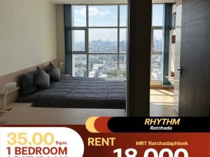 Condo Rhythm Ratchada ห้องตกแต่งครบ พร้อมอยู่ แค่สะพายกระเป๋าเข้ามา สามารถใช้ชีวิตได้ทันที ✈️: PR_aa00000592598