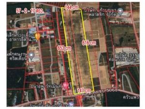 ขายที่ดินผังม่วงลาย เนื้อที่ 57-2- 17 ไร่ เขาคันทรง ศรีราชา ชลบุร  .