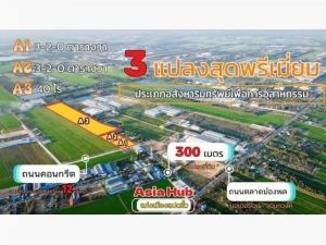 ขายที่ดิน 40 ไร่ ถมแล้ว เขต EEC ผังสีม่วงจุดสีขาว เมืองฉะเชิงเทรา  .