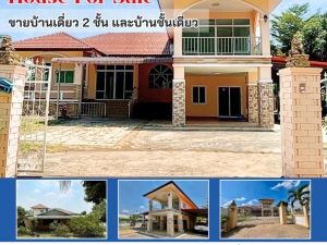 ขาย บ้านเดี่ยว  2 ชั้น กุมภวาปี ในชุมชน  280 ตรม 316 ตรว: aa00000596152