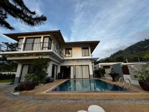 For Rent : Kathu, 2-story house with swimming pool, 4B3B  .