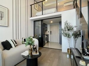 ว่างเช่า คอนโด Park Origin Chula - Samyarn ห้อง Lofts ตกแต่งสวยมาก ค่าเช่าถูก: aa00000599394