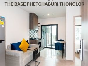  ให้เช่าคอนโด The Base Phetchaburi-Thonglor ห้องสวย พร้อมเข้าอยู่  .