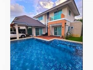 Pool villa ให้เช่า/ขาย 7.9 ล้าน 80 ตรว. กาญจน์กนก พร้อมเฟอร์นิเจอ  .