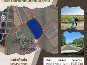  ขายที่ดินศักยภาพ บางคล้า ฉะเชิงเทรา  .