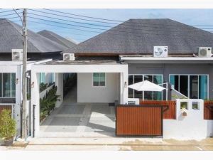 For Rent : Cherngtalay, One-story semi-detached house @Baan Don,   .