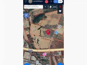 ขายด่วน ที่ดินบ่อวิน 85ไร่ ติดถนน 331 ผังที่ดินสีม่วงลาย  ศรีราชา  .
