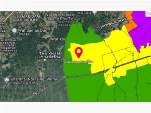 ขายที่ดิน ผังสีเหลือง อ.พระสมุทรเจดีย์ จ.สมุทรปราการ 23-3-81.2 ไร  .