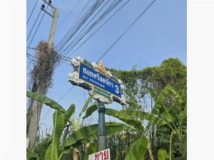 ขายที่ดินปทุมธานี ซอยคริสจักร 3  200 ตร.ว. 25,000 /วา ใกล้ โรงพยา  .