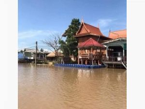 บ้านพร้อมที่ดินริมแม่น้ำเจ้าพระยา  + ที่ล้ำกรมเจ้าท่า..  .